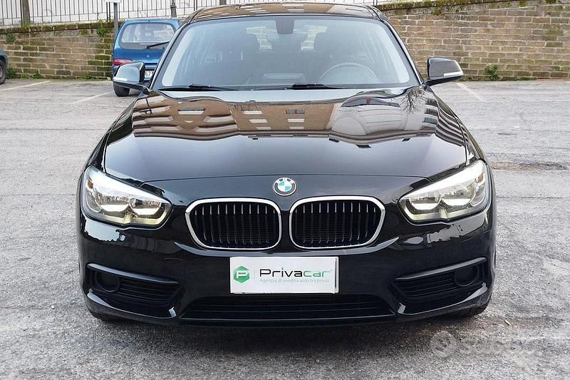 Usata BMW 114 Efficient Dynamics 95 CV (69 kW) 2019 Nero Utilitaria