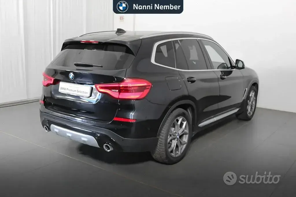 Usata BMW X3 Sport Line 190 CV (139 kW) 2021 Nero SUV