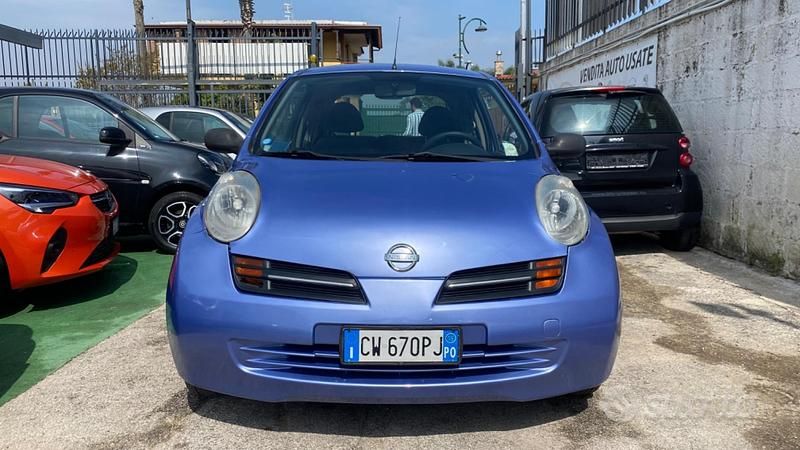 Blu Usata 2004 Nissan Micra Visia Due volumi | 2500 € (Molto cara) - Immagine 1/4