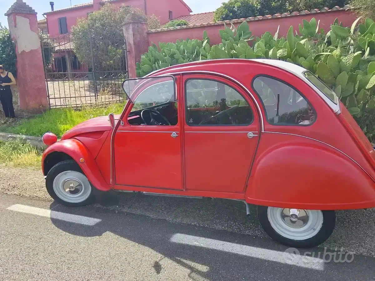 Usata Citroën 2CV 29 CV (21 kW) 1983 Rosso Berlina