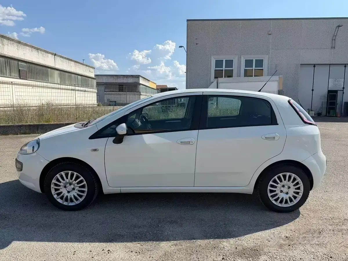Usata Fiat Punto Evo Dynamic 65 CV (47 kW) 2009 Bianco Utilitaria