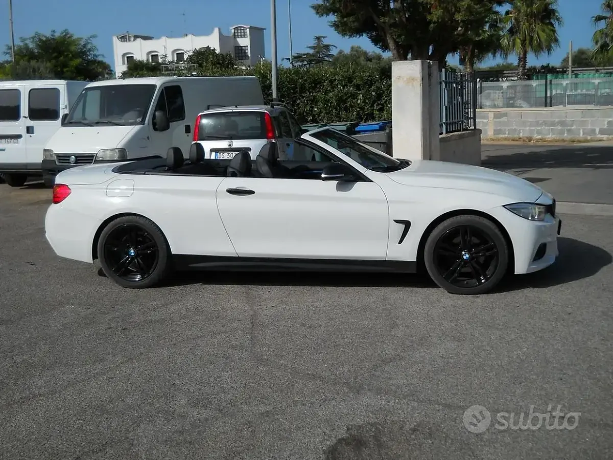 Usata BMW 420 Sport Line 184 CV (135 kW) 2014 Bianco Cabrio