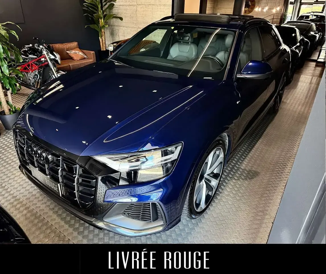 Usata Audi Q8 S-Line 286 CV (210 kW) 2020 Blu navarra SUV