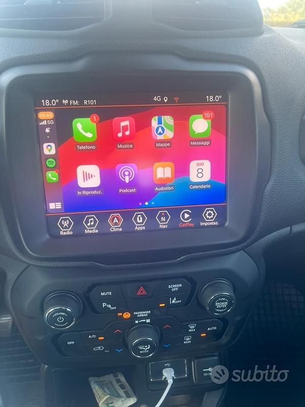 Blu Usata 2020 Jeep Renegade Limited SUV | 11.500 € (Super prezzo) - Immagine 1/4