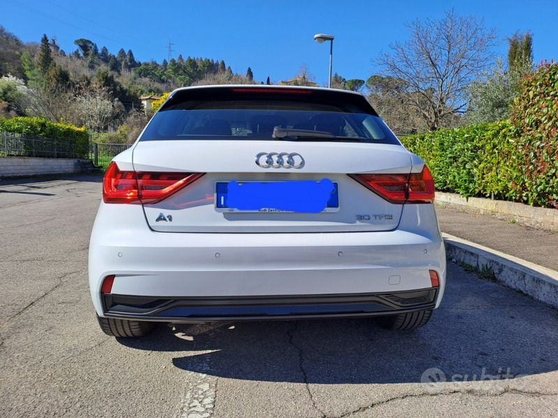 Usata Audi A1 Sportback Advanced Plus 116 CV (85 kW) 2019 Bianco Utilitaria