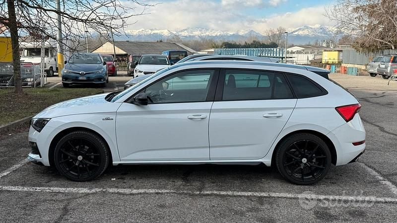 Usata Skoda Scala Monte Carlo 150 CV (110 kW) 2023 Bianco Utilitaria
