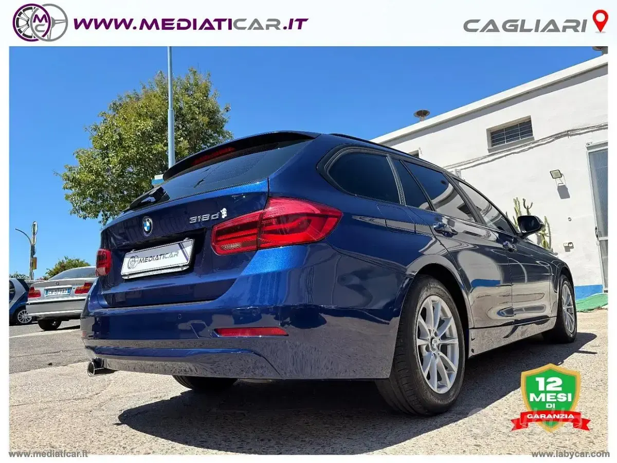 Usata BMW 318 Advantage 150 CV (110 kW) 2018 Blu/azzurro Station wagon