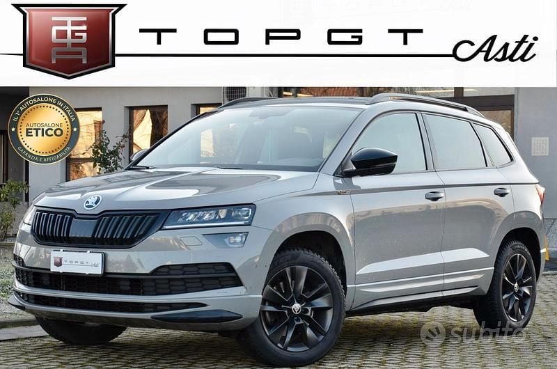 Usata Skoda Karoq SportLine 150 CV (110 kW) 2019 Grigio SUV
