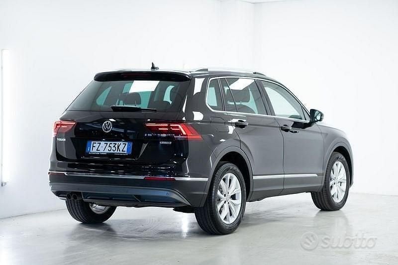 Usata VW Tiguan Advance 190 CV (139 kW) 2019 Nero SUV