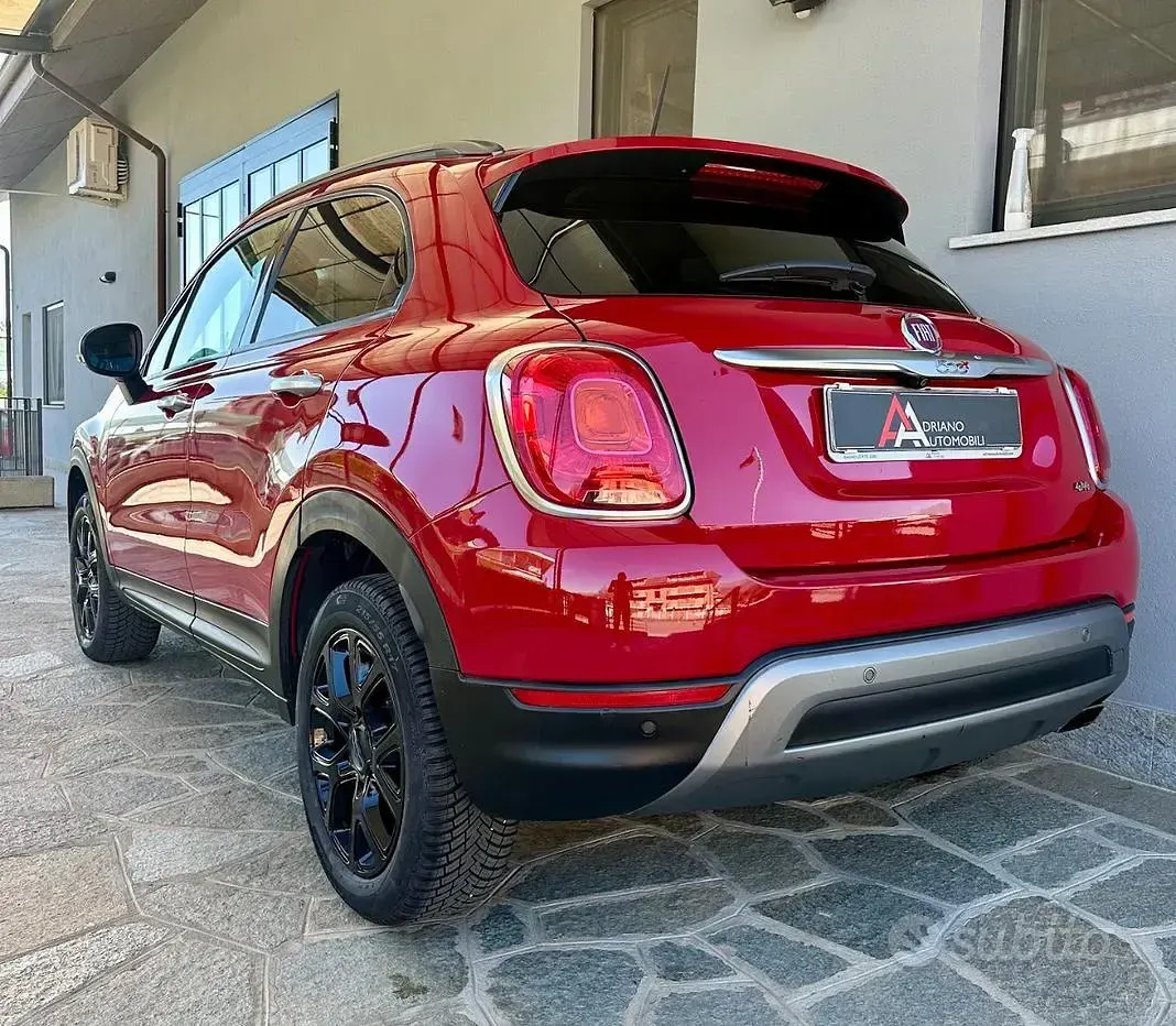 Usata Fiat 500X Cross 170 CV (125 kW) 2016 Rosso SUV