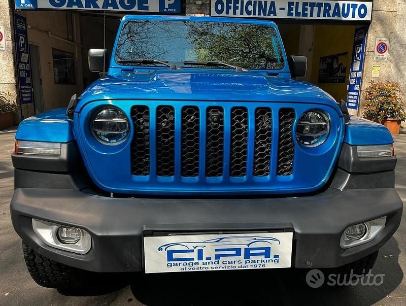 Usata Jeep Wrangler Sahara 272 CV (200 kW) 2021 Blu SUV