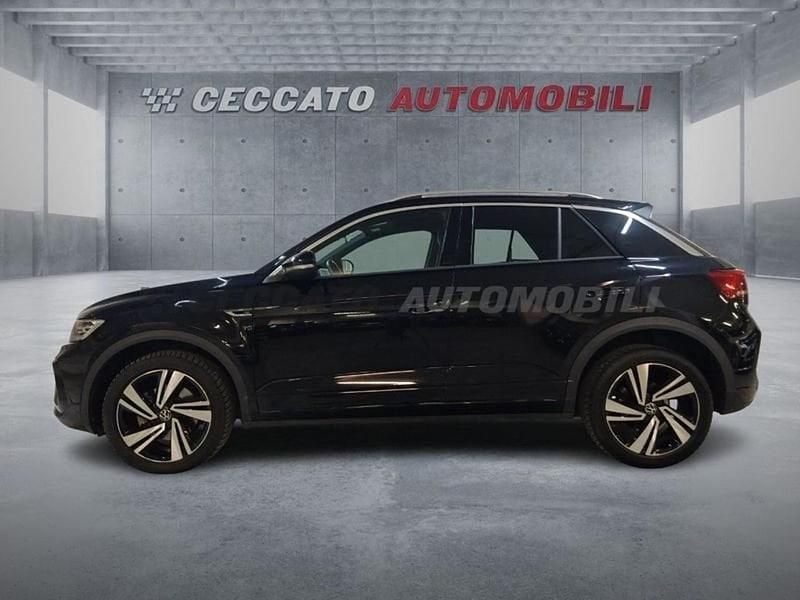 Usata VW T-Roc R-line 150 CV (110 kW) 2022 Nero SUV