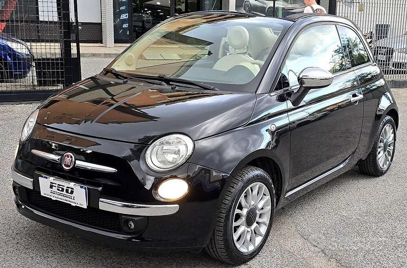 Nero Usata 2015 Fiat 500C Lounge Cabrio | 8990 € (Buon prezzo) - Immagine 1/4