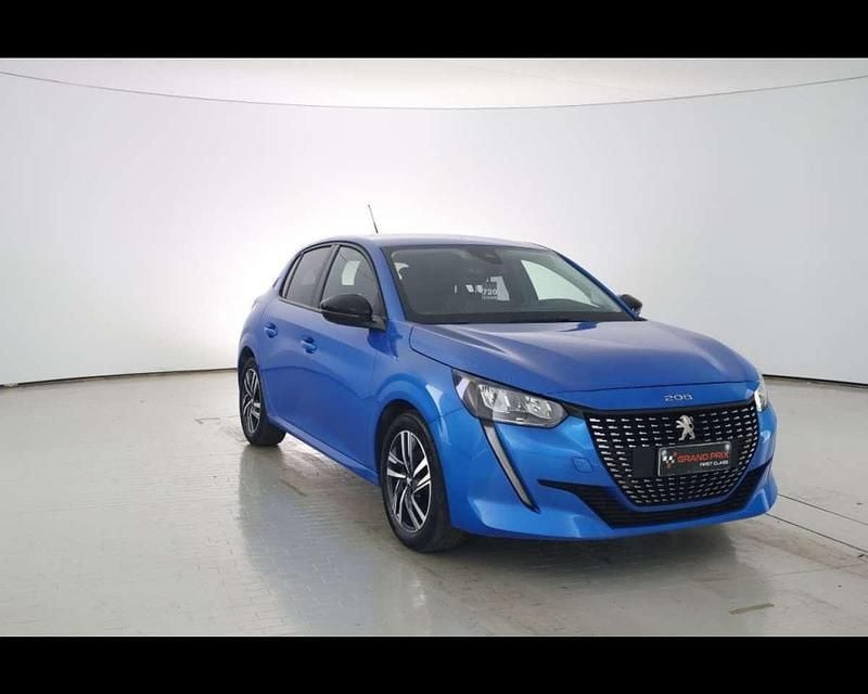 Usata Peugeot 208 Allure 75 CV (55 kW) 2022 Azzurro Utilitaria