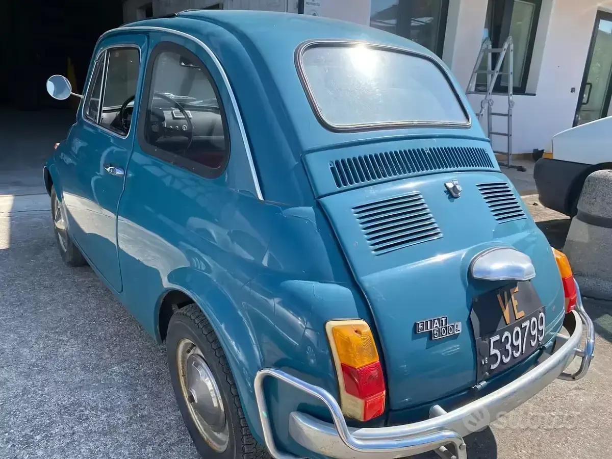 Usata Fiat 500 56 CV (41 kW) 1970 Verde Utilitaria