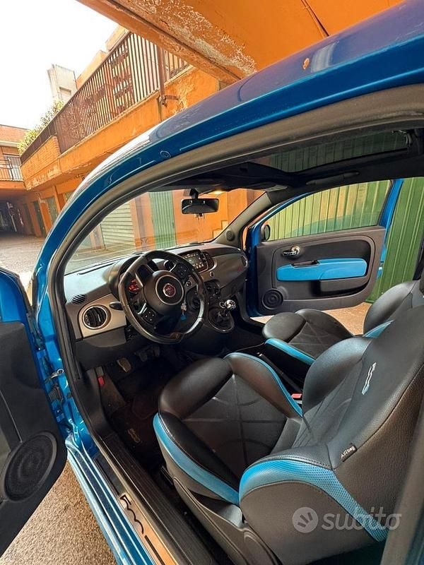 Usata Fiat 500S 95 CV (69 kW) 2016 Blu Utilitaria