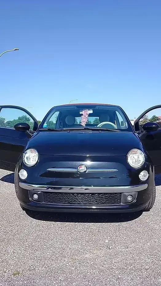 Usata Fiat 500 69 CV (50 kW) 2013 Nero Cabrio