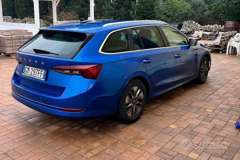 Usata Skoda Octavia 131 CV (96 kW) 2020 Blu Station wagon