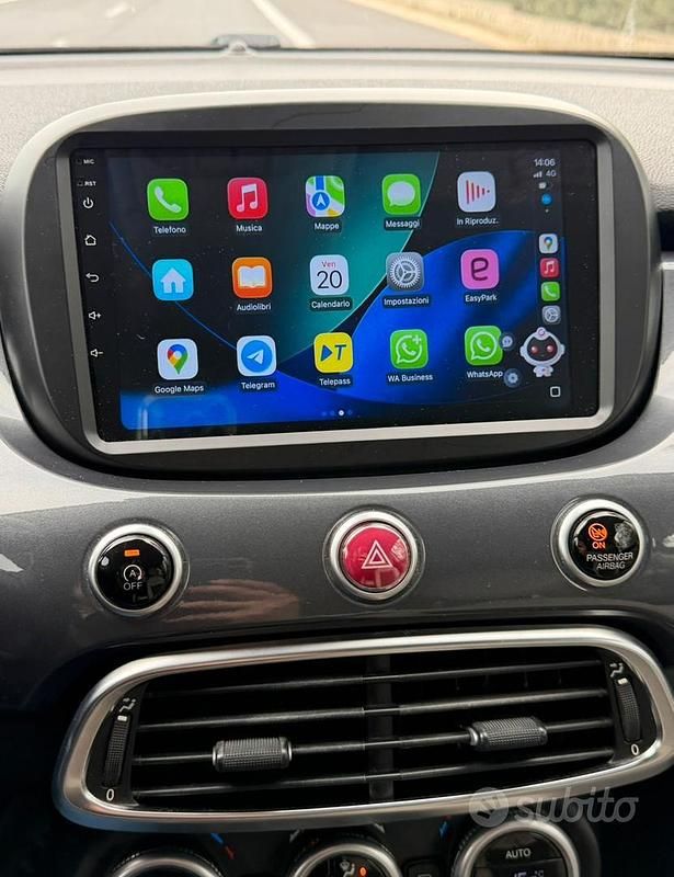 Usata Fiat 500X 120 CV (88 kW) 2017 Grigio SUV