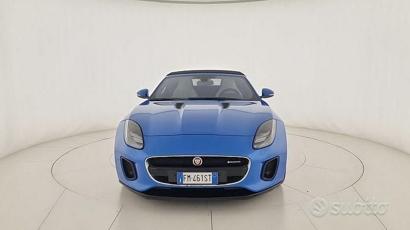 Usata Jaguar F-Type R-Dynamic 340 CV (250 kW) 2018 Blu Cabrio