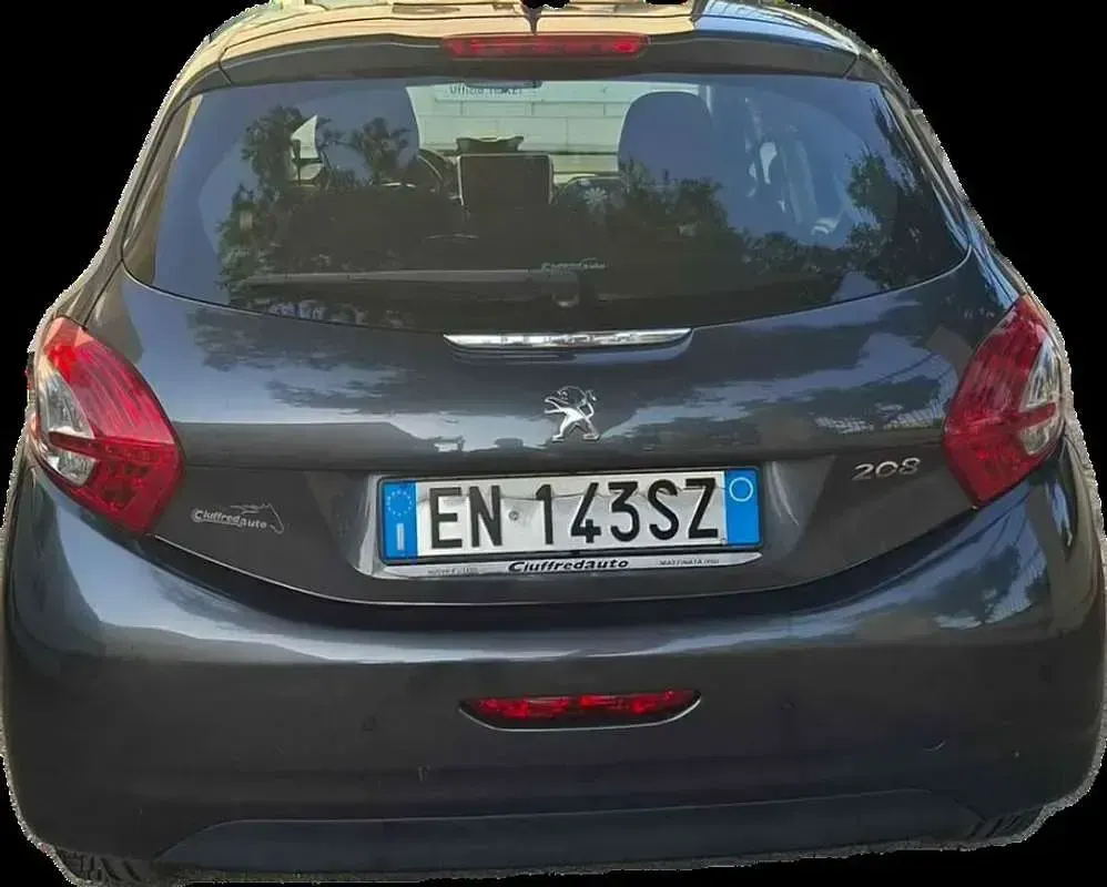 Usata Peugeot 208 Allure 68 CV (50 kW) 2012 Grigio Utilitaria