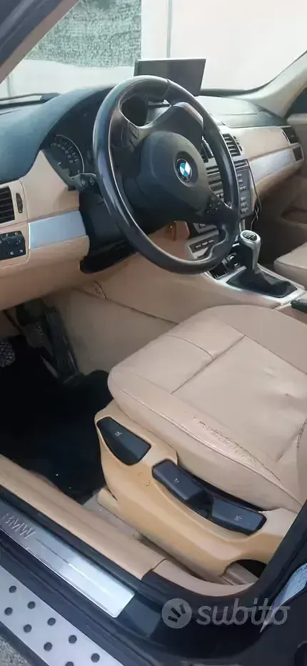 Usata BMW X3 150 CV (110 kW) 2007 Nero SUV