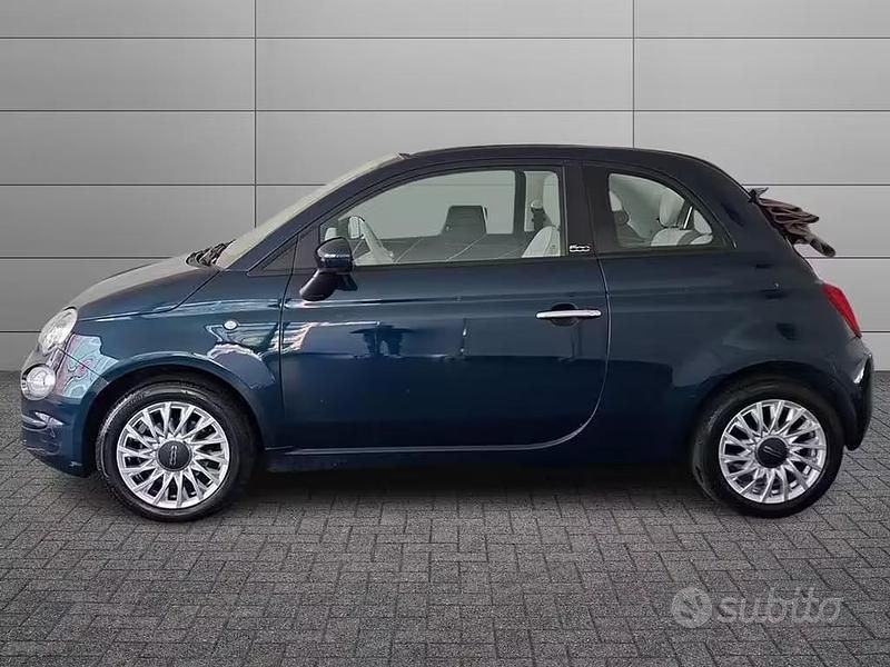 Usata Fiat 500C Lounge 69 CV (50 kW) 2020 Blu Cabrio