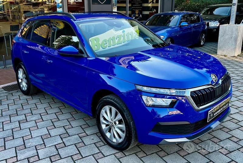 Usata Skoda Kamiq Ambition 110 CV (80 kW) 2022 Blu SUV