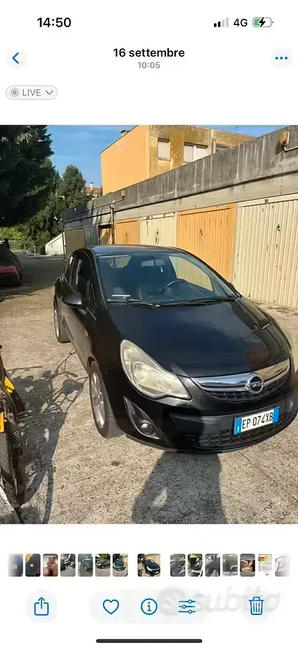 Usata Opel Corsa 85 CV (62 kW) 2013 Nero Utilitaria