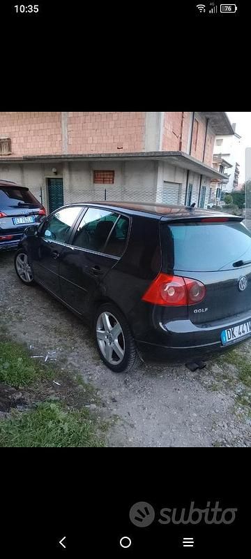 Begagnad VW Golf V GTD 140 HK (102 kW) 2007 Svart Sedan