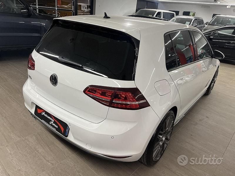 Usata VW Golf VII GTD 184 CV (135 kW) 2014 Bianco Berlina