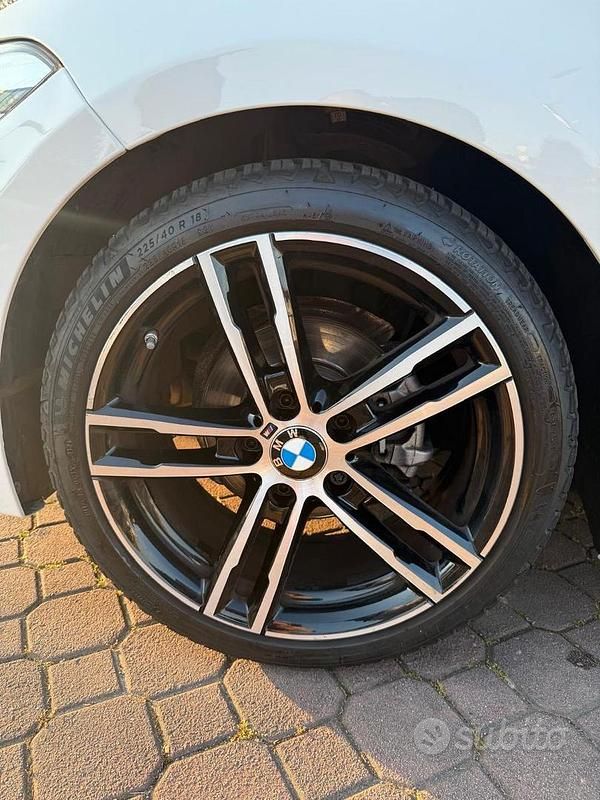 Usata BMW 118 M Sport 136 CV (100 kW) 2019 Bianco Utilitaria