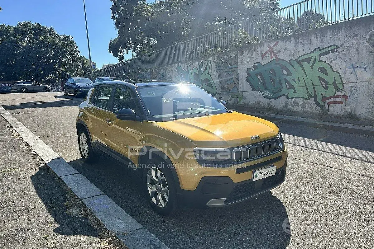 Usata Jeep Avenger Altitude 101 CV (74 kW) 2023 Giallo SUV