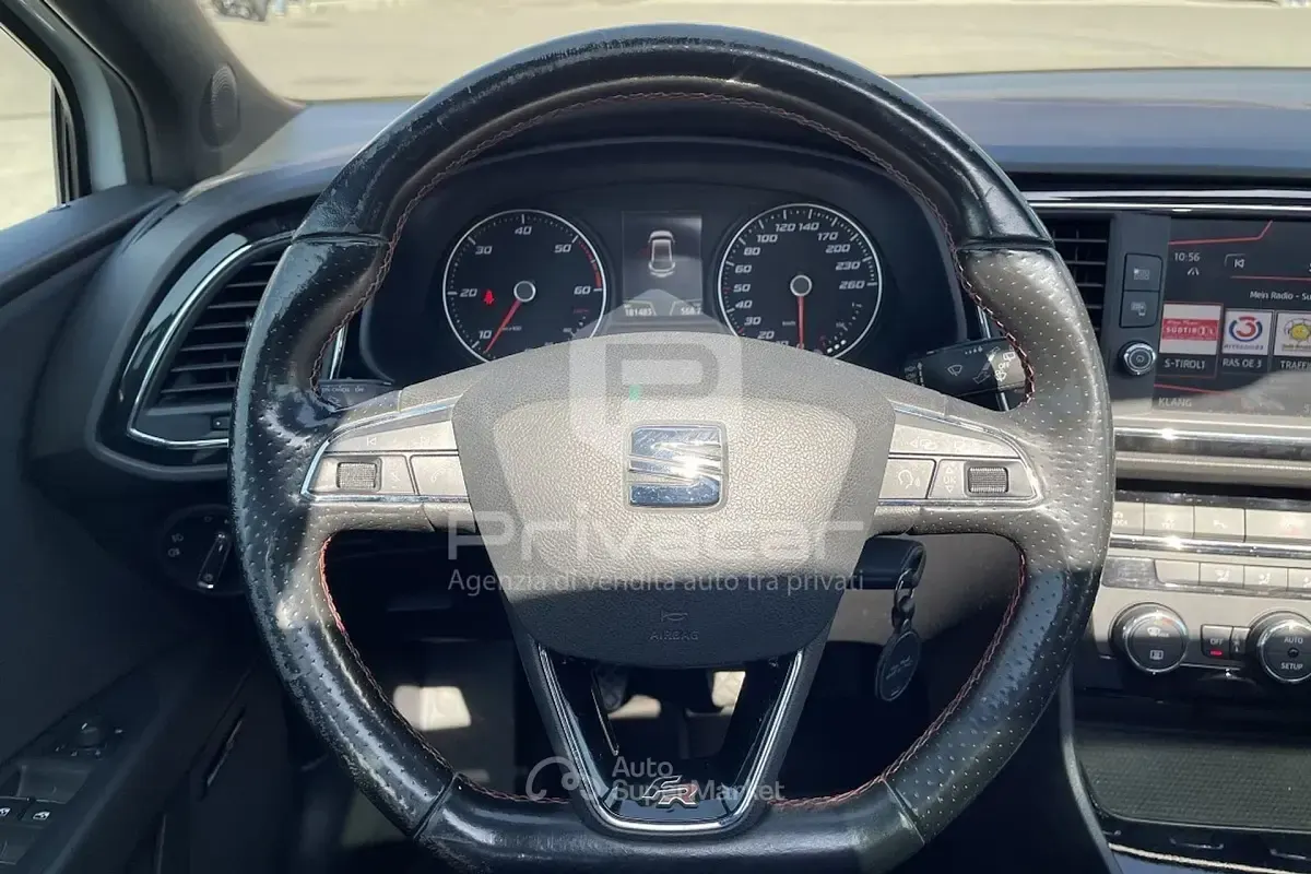 Usata Seat Leon FR 184 CV (135 kW) 2017 Bianco Berlina