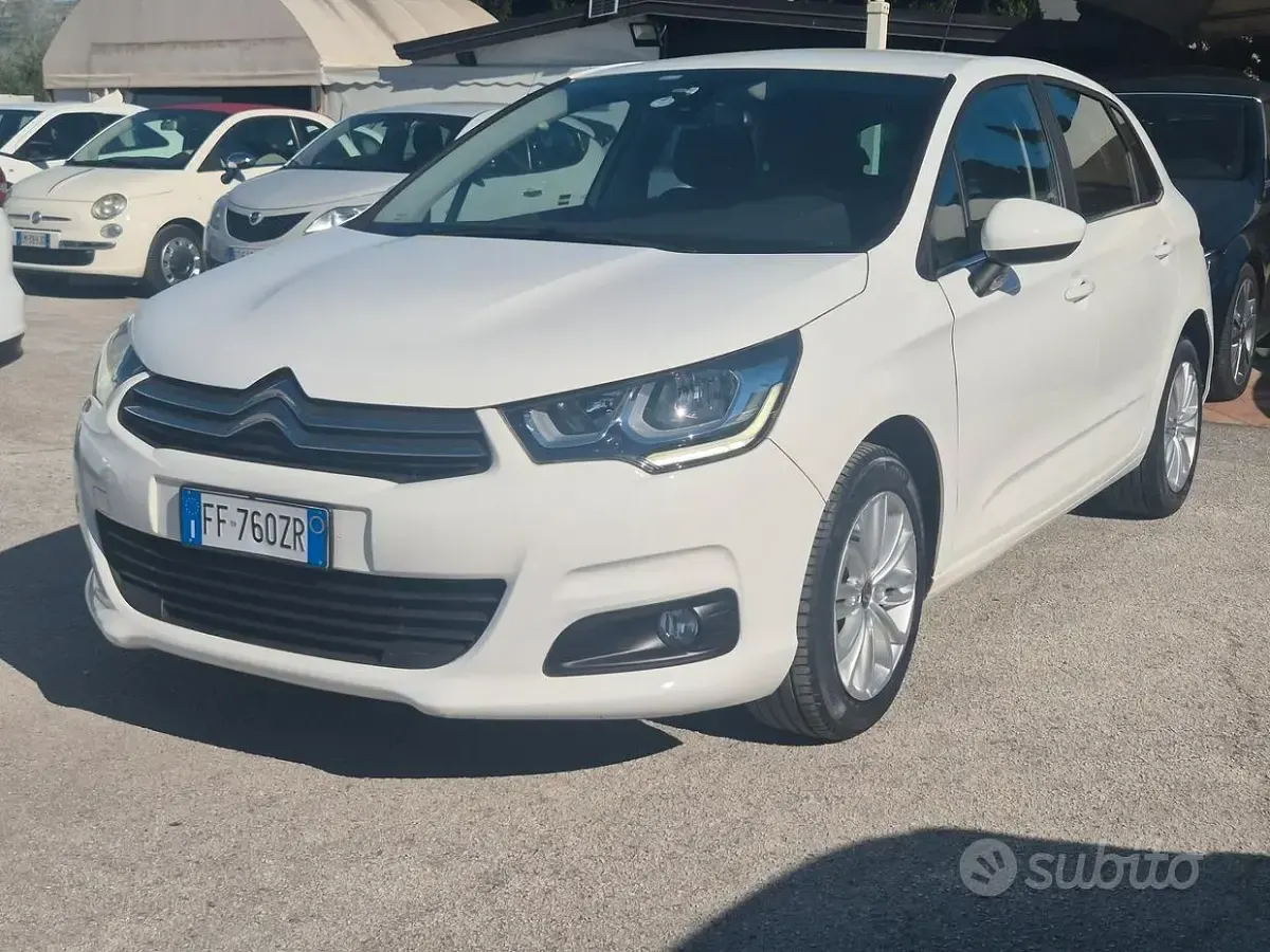 Usata Citroën C4 Feel 110 CV (80 kW) 2016 Bianco Berlina