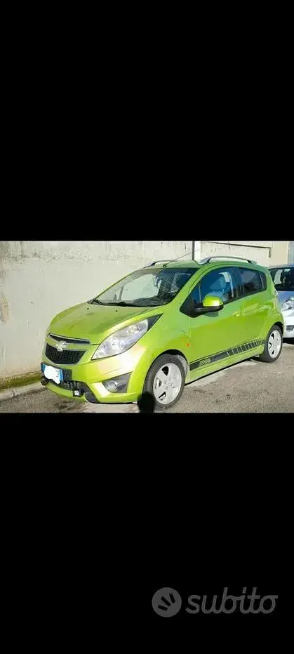Usata Chevrolet Spark LT 81 CV (59 kW) 2010 Verde Utilitaria