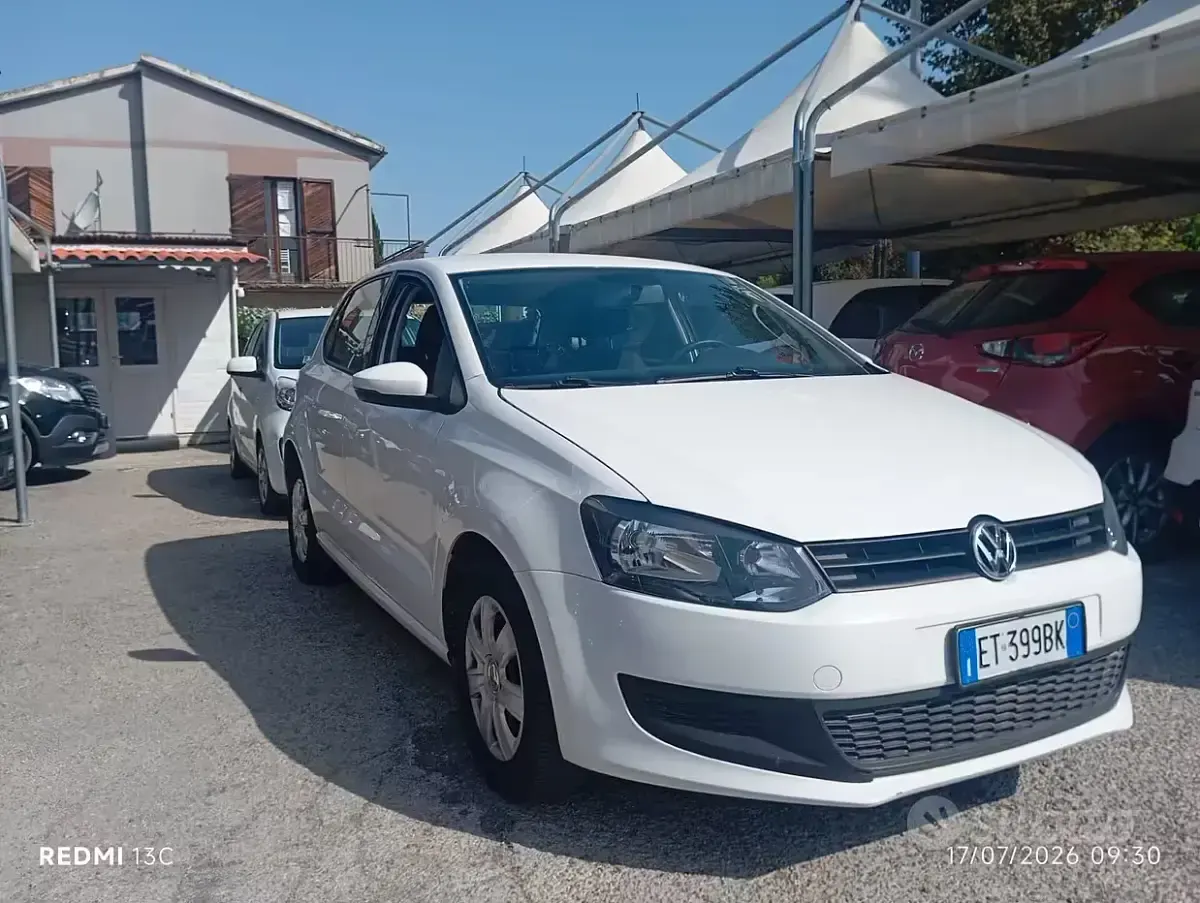 Usata VW Polo Trendline 60 CV (44 kW) 2013 Bianco Utilitaria
