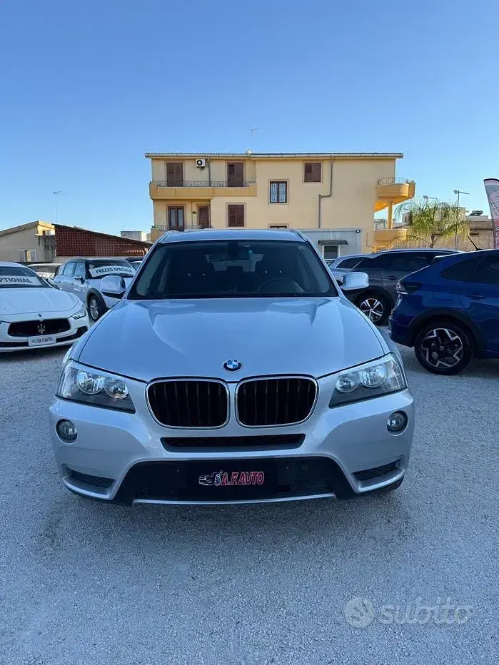 Usata BMW X3 Efficient Dynamics 184 CV (135 kW) 2012 Grigio SUV