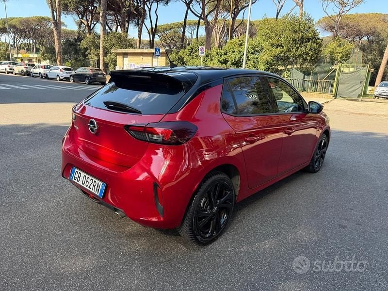 Usata Opel Corsa GS Line 101 CV (74 kW) 2020 Rosso Utilitaria
