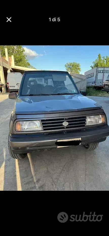 Usata Suzuki Vitara 75 CV (55 kW) 1989 Grigio Station wagon