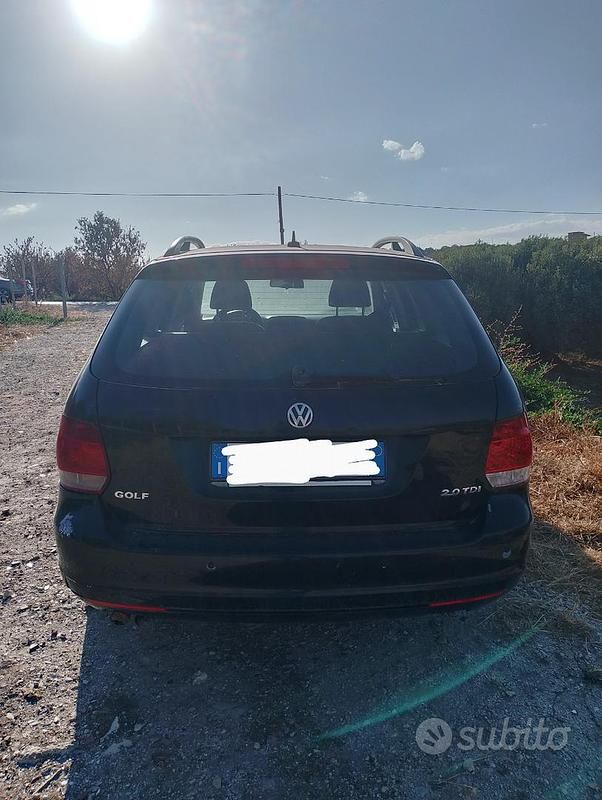 Usata VW Golf VI 2008 Nero Utilitaria