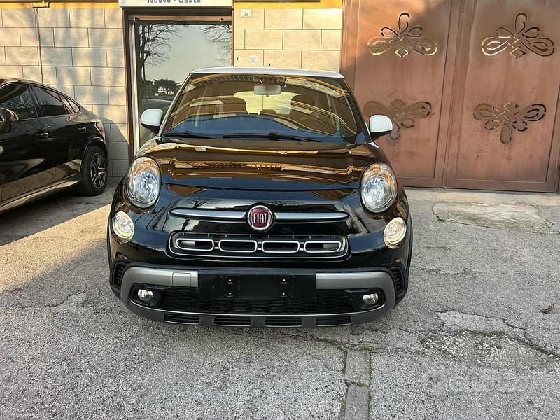 Usata Fiat 500L Cross 95 CV (69 kW) 2018 Nero Monovolume