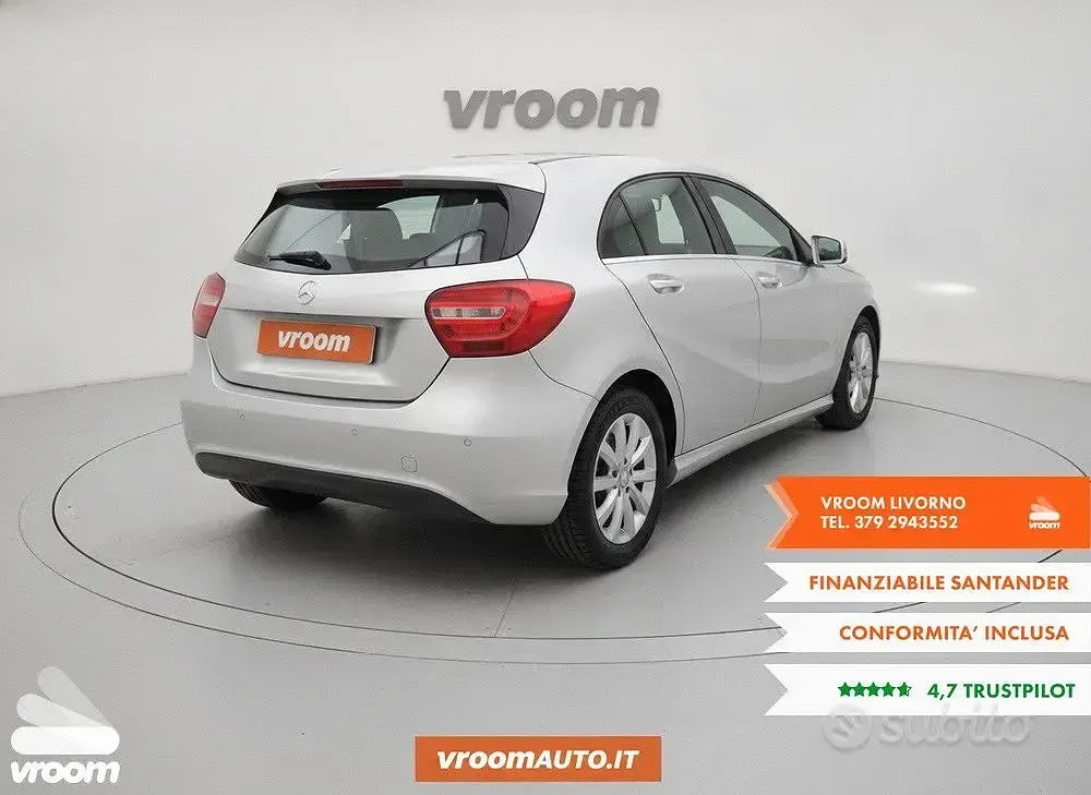 Usata Mercedes A180 Premium 109 CV (80 kW) 2013 Grigio Utilitaria