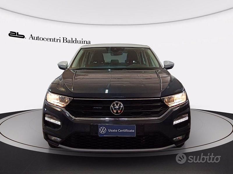 Usata VW T-Roc Business 150 CV (110 kW) 2021 Grigio urano/tetto bianco SUV
