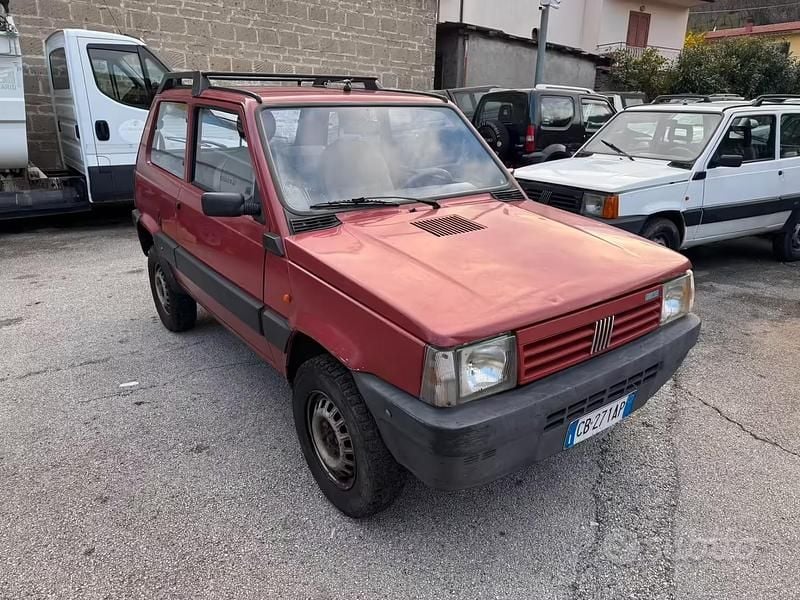 Usata Fiat Panda 4x4 Trekking 2002 Rosso Utilitaria