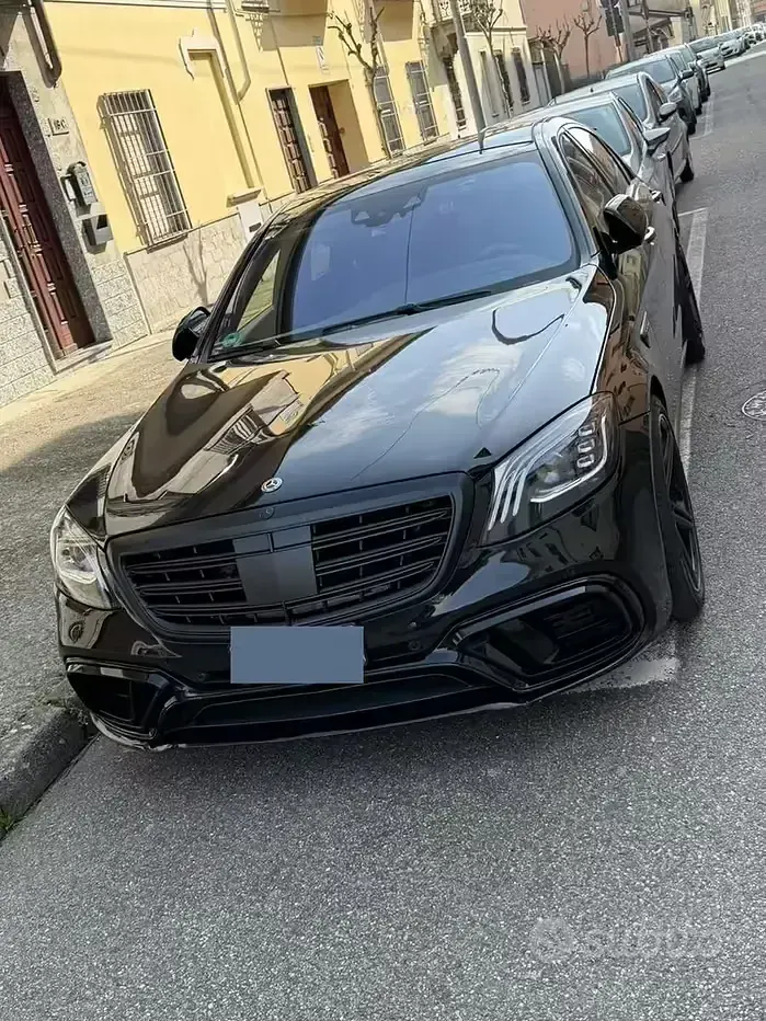Usata Mercedes S63 AMG 455 CV (334 kW) 2018 Nero Berlina