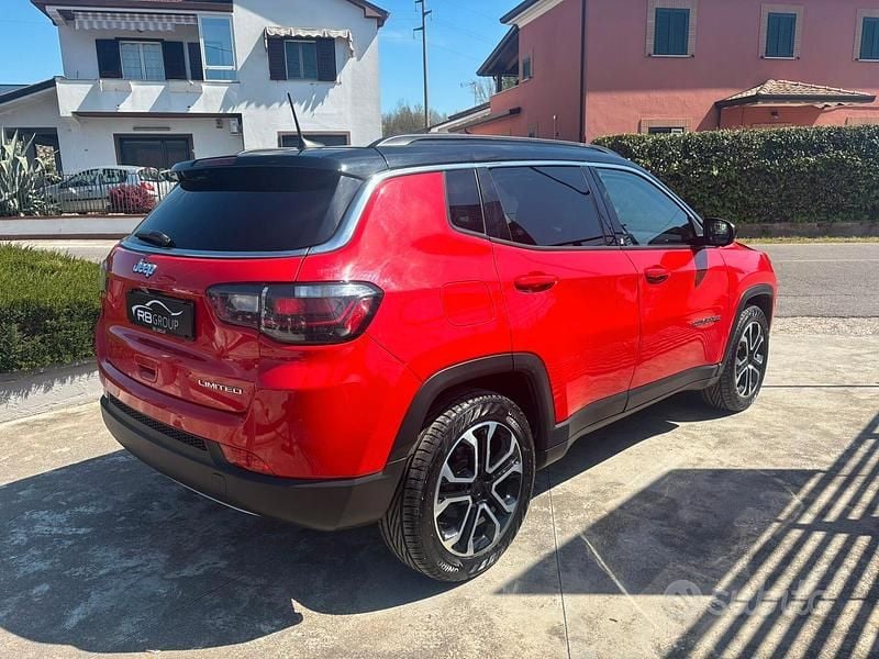 Usata Jeep Compass Limited 130 CV (95 kW) 2022 Rosso SUV