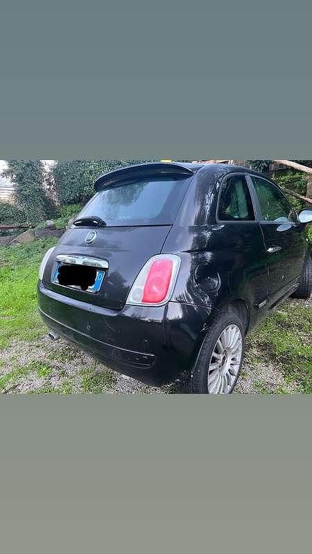 Usata Fiat 500 Lounge 69 CV (50 kW) 2007 Nero Utilitaria