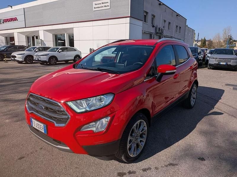 Usata Ford Ecosport Titanium 125 CV (91 kW) 2020 Rosso SUV