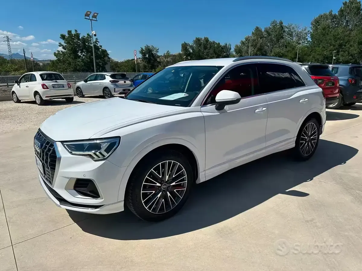 Usata Audi Q3 Advanced 150 CV (110 kW) 2021 Bianco SUV